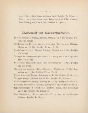 8-11, Mathematik und Naturwissenschaften