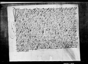 Heinz Sack von Münchberg verkauft Hermann Strütter, Bürger zu Herrenberg, 1/2 Ohm Weingült aus seinem Haus und Weinberg um 11 lb. h.
