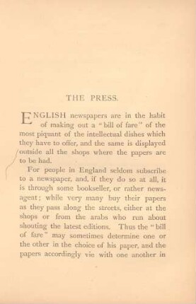 The press