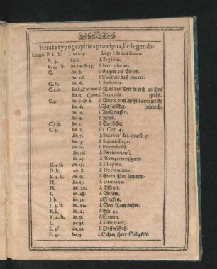 Errata typographica praecipua, sic legenda