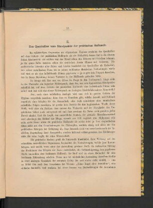 II. Das Quecksilber vom Standpunkte der praktischen Heilkunde.