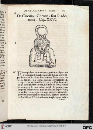 De Circulo, Corona, seu Diademate. Cap. XXVI