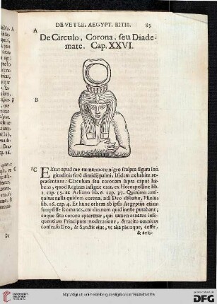 De Circulo, Corona, seu Diademate. Cap. XXVI