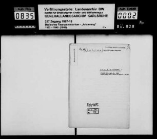 Karlsruhe, Israelitische Gemeinde Bewerber: Eugen Schäfer, Holzhändler in Karlsruhe und die Stadt Karlsruhe Lagerbuch-Nr. 2382 Karlsruhe