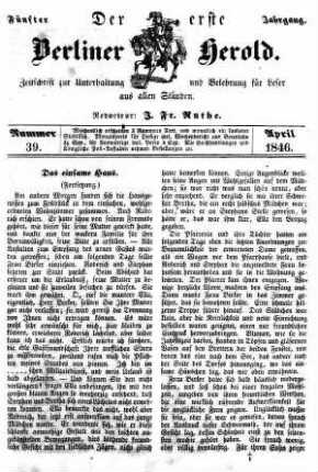 Nummer 39, April 1846