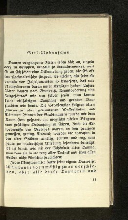 Stil-Modenschau