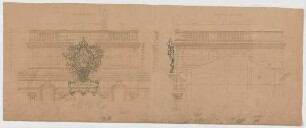 Thiersch, Friedrich von; München; Justizpalast - Fassade (Teilansichten)