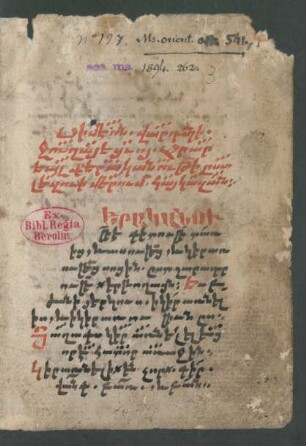 Grammatik unserer armenischen Sprache