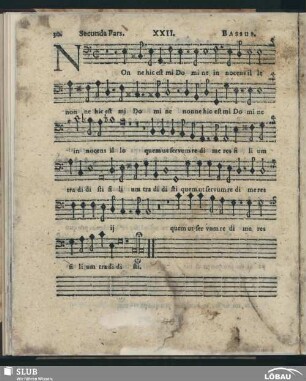 XXII. Nonne hic est; SWV 74