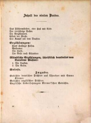 Theodor Körner's sämmtliche Werke : Im Auftr. d. Mutter d. Dichters, 4