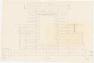 Evangelisches Diakonissenkrankenhaus Bethanien, Berlin-Kreuzberg Umbau. Hauptgebäude: Fliesenplan Eingangshalle