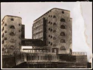 Fabrikgebäude Werdermühle, Breslau: Außenansicht