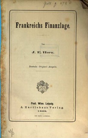 Frankreichs Finanzlage