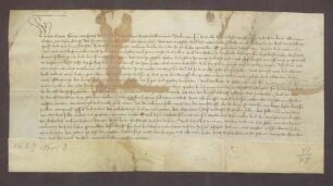 Konrad von Weinsberg verschreibt dem Volmar Lemlin und dessen Sohn ein Öffnungrecht auf seinem Schloss Guttenberg.