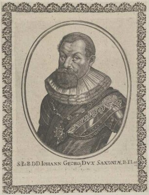 Bildnis des Iohann Georg, Kurfürst von Sachsen