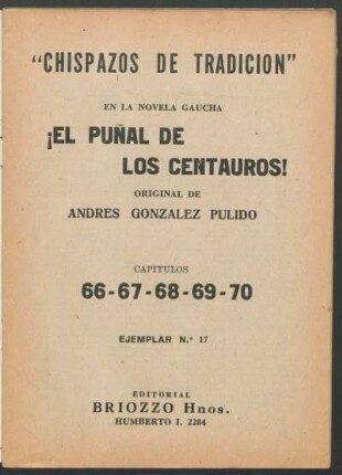 1934001700: Capitulos 66 - 70