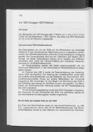 6.4 EDV-Gruppe / EDV-Referat