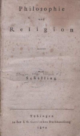 Philosophie und Religion