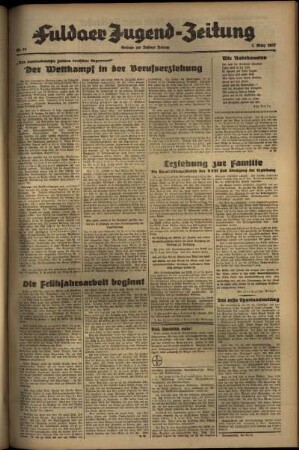 Zweite Ausgabe vom Mittwoch, den 03. März 1937.