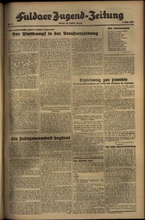 Zweite Ausgabe vom Mittwoch, den 03. März 1937.