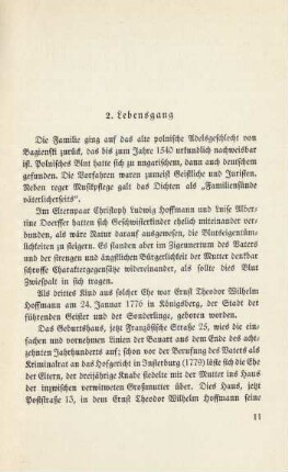 2. Lebensgang