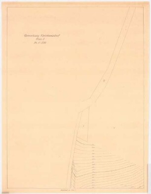 Gartenanlage Jugenddorf Maxhütte, Unterwellenborn: Gemarkung Kleinkramsdorf Plan 3 1:500
