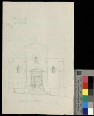 Fassade der Sant’Agata alla Guilla in Palermo