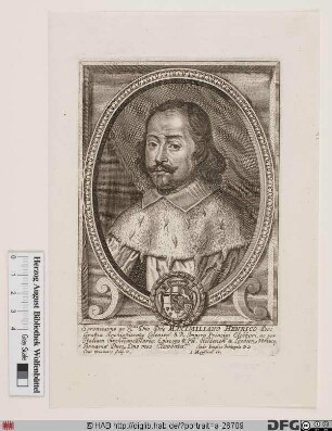 Bildnis Maximilian Heinrich (von Bayern), 1650-88 Kurfürst u. Erzbischof von Köln