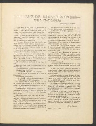 Luz de ojos ciegos