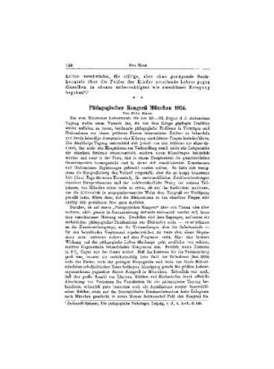 Pädagogischer Kongreß München 1924