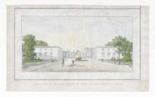 Perspectivische Ansichten des Neuen Thors bei der Charité in Berlin
