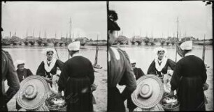 Les Sables-d'Olonne. Fischverkäuferinnen