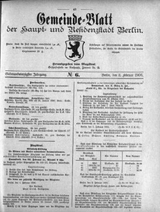 1906,6: No. 6, 11. Februar 1906