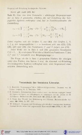 Verzeichnis der benutzten Literatur