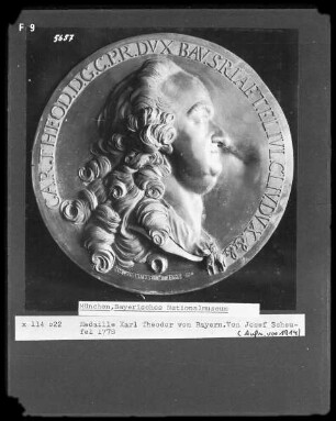 Medaille Karl Theodor von Bayern