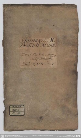Suites - Mus.2392-N-14 : strings, woodwinds, bc - e; TWV 55: e 9