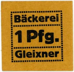 Geldschein / Notgeld, Pfennig, 1916 - 1920?