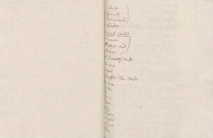 Englische Vokabeln, von Karoline Luises Hand.