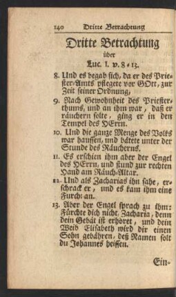 Dritte Betrachtung