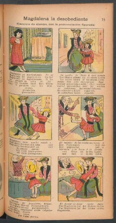 Magdalena la desobediente - [Cómic] : (Ejercicio de almán, con la pronunciación figurada)