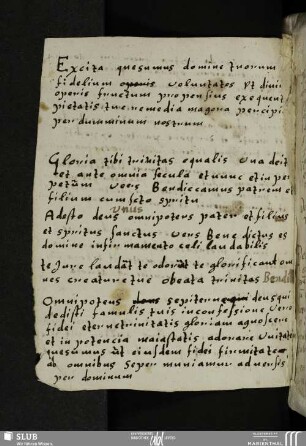 Gesänge und Gebete zum Trinitatisfest