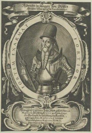 Bildnis des Albrecht des Jüngeren zu Brandenburg