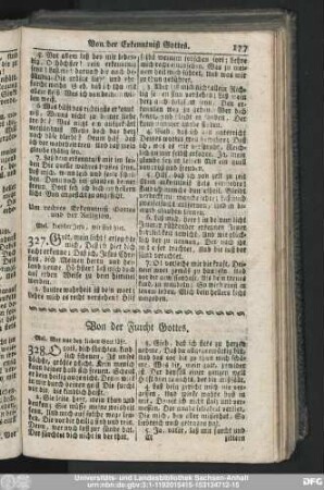 Von der Furcht Gottes.