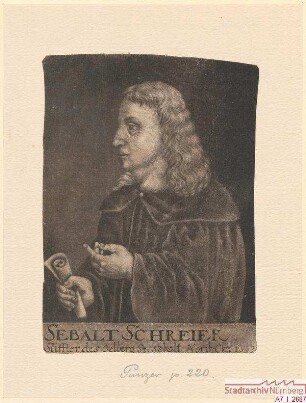 Sebald Schreyer, Stifter des Ölbergs an St. Sebald; gest. 1503