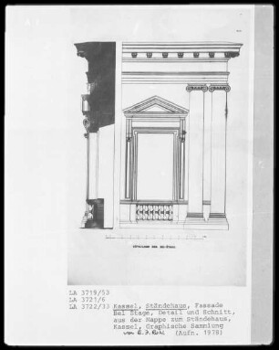 Kassel & Ständehaus & Fassade & Bel Étage