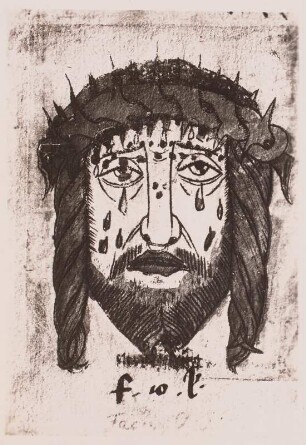 Kopf Christi mit Dornenkrone