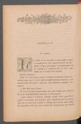 Capítulo IV - El desquite