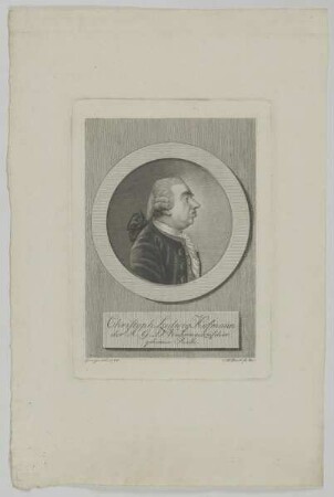 Bildnis des Christoph Ludwig Hofmann
