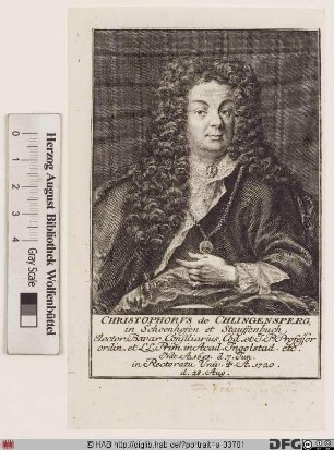 Bildnis Christoph Chlingensperg (1693 von)