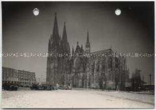 Köln im Winter, Hohe Domkirche St. Petrus